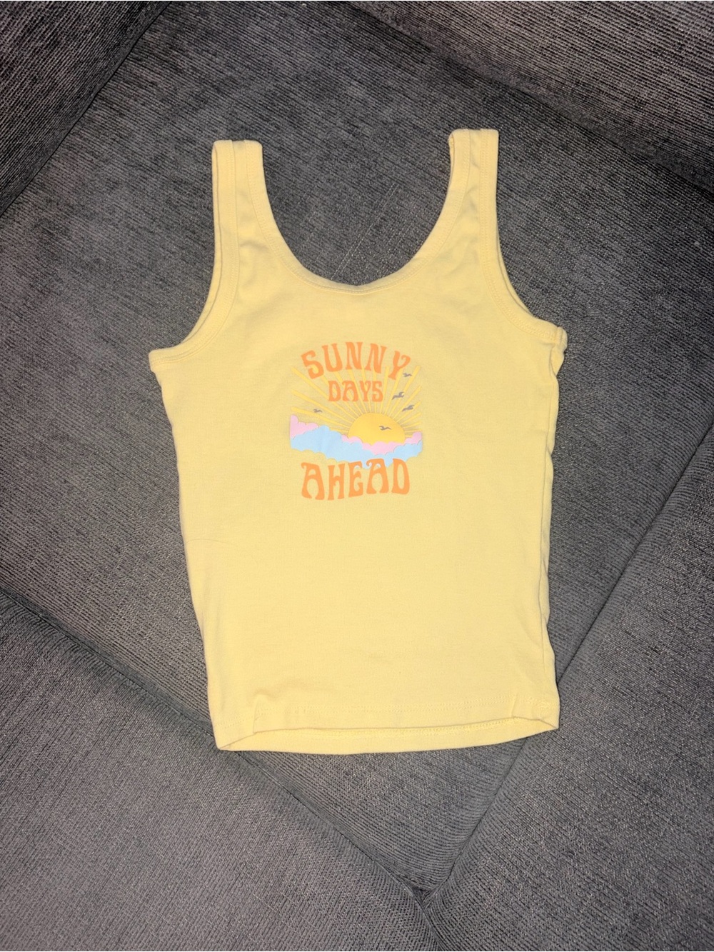 Sunny Days Ahead Yellow Tank Top